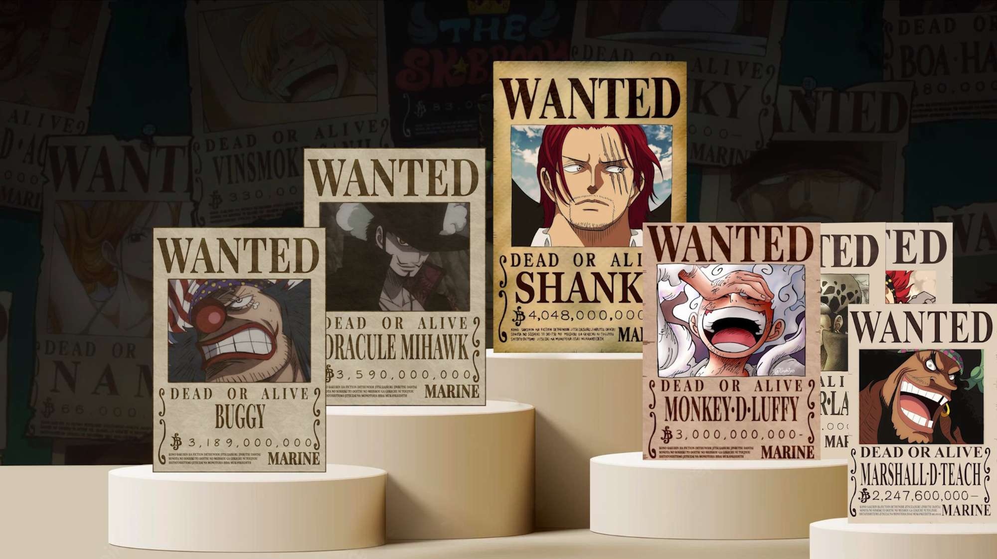 Top 10 nhân vật có mức truy nã cao nhất trong One Piece tính đến thời điểm hiện tại