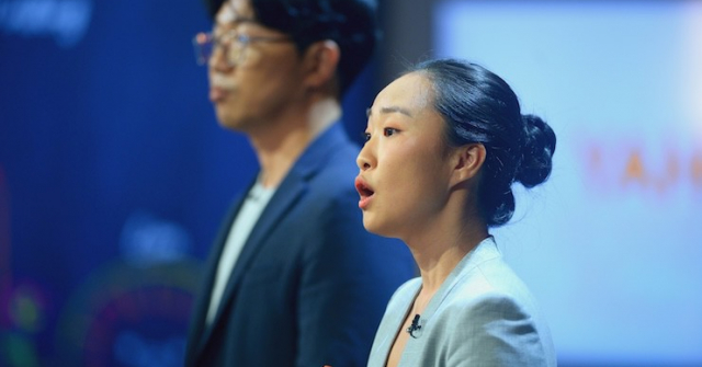 Đôi vợ chồng Hàn Quốc lên Shark Tank gọi nửa triệu USD cho startup Yaho!
