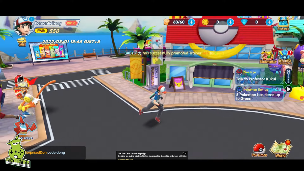 Pokemon Aloha Pika Pika - Game nhập vai Pokémon chiến đấu đội hình ra mắt ngày 02/03/2022