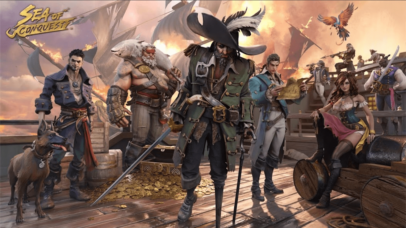 Sea of ​​Conquest - Game phiêu lưu chủ đề cướp biển vừa mở thử nghiệm quốc tế