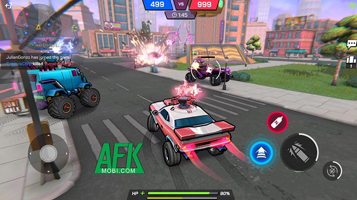 Chiến xe đỉnh cao với game mobile Battle Cars: Fast PVP Arena