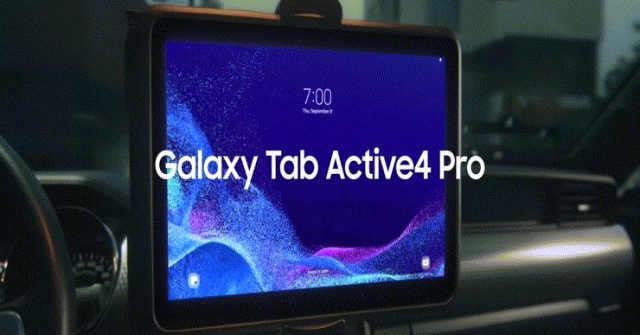 Galaxy Tab Active4 Pro siêu bền ra mắt: Chống chịu cực tốt