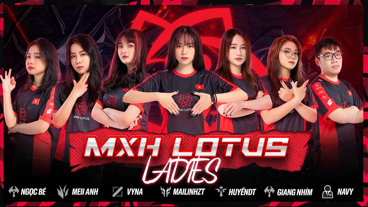 Tốc Chiến: MXH LOTUS Ladies công bố đội hình chính thức