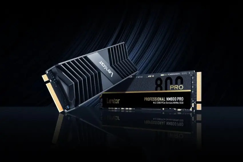Lexar công bố ra mắt SSD chuyên nghiệp NM800 PRO PCIE GEN4x4 NVME với trùy chọn đi kèm tản nhiệt