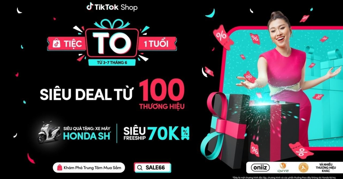 Ngập quà trong Tiệc To 01 Tuổi của TikTok Shop, loạt ưu đãi độc quyền tri ân cộng đồng mua sắm tại Việt Nam