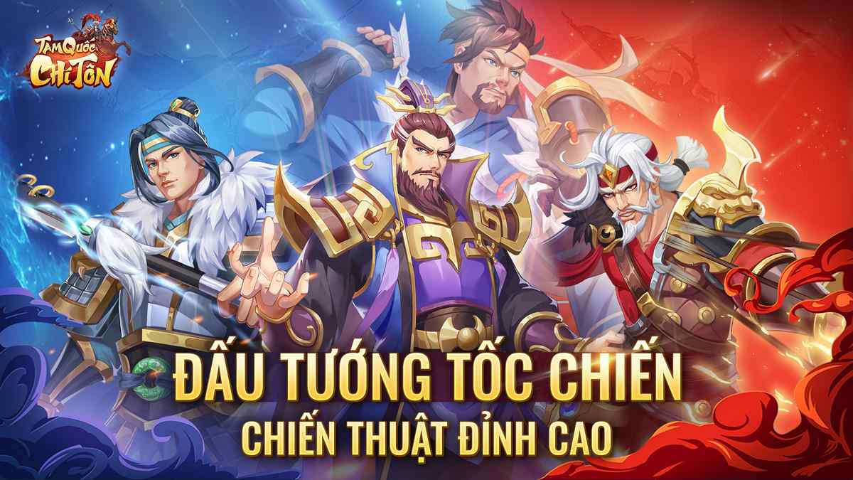 Game 3Q đấu tướng tốc chiến ra mắt, GAMZ tặng 200 gift code Tam Quốc Chí Tôn cho game thủ