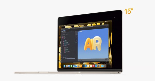 MacBook Air 15 inch chính thức: Mỏng nhất thế giới, chip Apple M2, pin 18 giờ, giá 1299 USD
