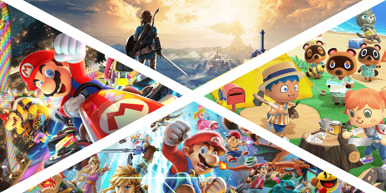 Top 10 tựa game bán chạy nhất trên Nintendo Switch