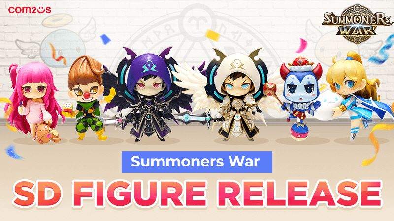 Com2uS tung ra bộ sưu tập gồm 6 nhân vật tượng SD của Summoners War