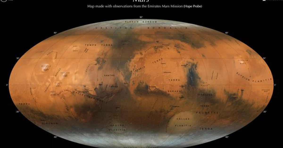 UAE công bố bản đồ hành tinh 