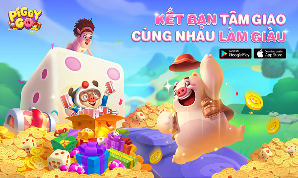Piggy Go - Game casual giao lưu trên mobile chuẩn bị được HH Games phát hành tại Việt Nam
