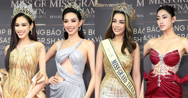 Thảm đỏ Miss Grand Vietnam 2022: Thùy Tiên nổi bật cùng các hoa hậu và dàn thí sinh