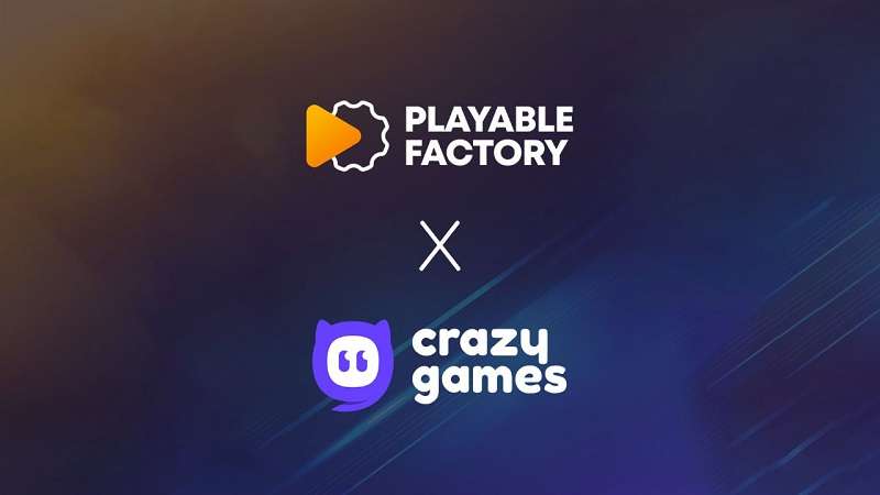 CrazyGames hợp tác với Playable Factory