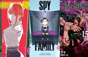 Chainsaw Man, Jujutsu Kaisen và Spy X Family lọt top bestseller tháng 5