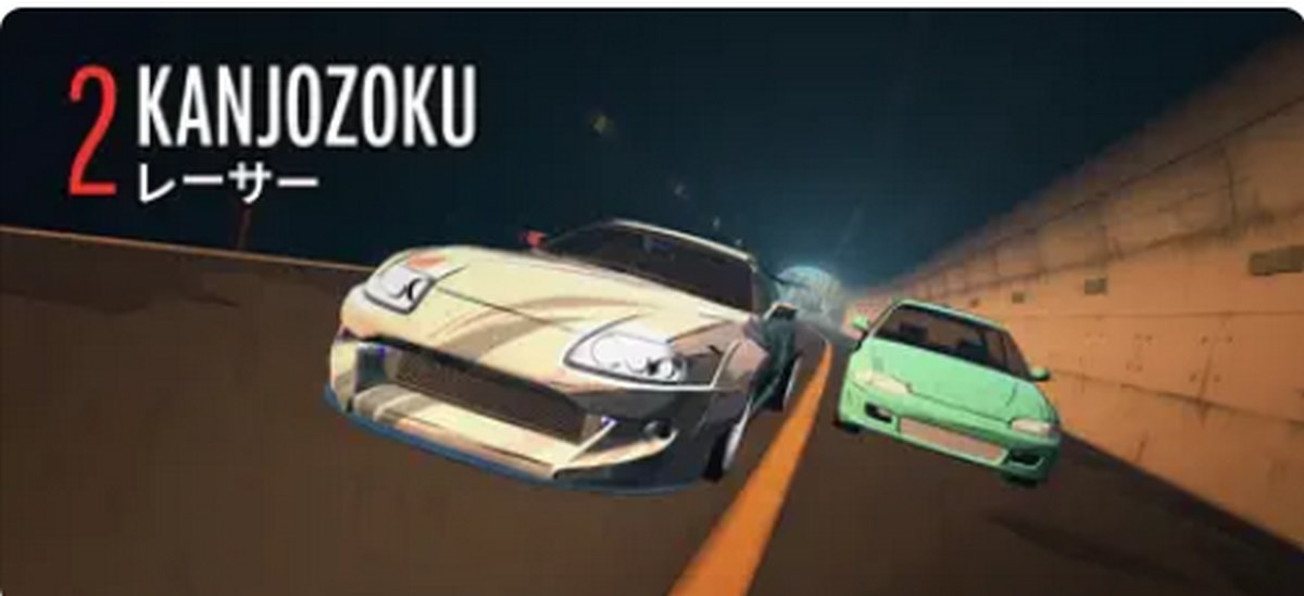 Kanjozoku 2: tựa game đua xe tốc độ cao cho phép bạn “cháy phố” khắp Nhật Bản