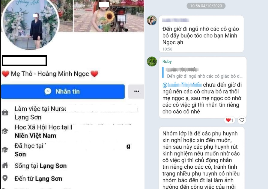 Vụ cô giáo bị cho nghỉ việc do quên tháo dây buộc tóc: Đã tìm ra Facebook phụ huynh Minh Ngọc, tiếp tục thách thức!