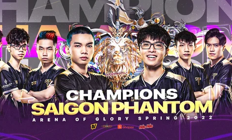 Saigon Phantom đánh bại V Gaming, lần thứ 4 lên ngôi vô địch Đấu Trường Danh Vọng