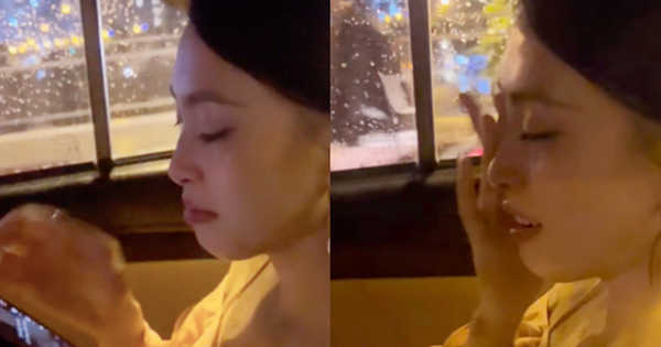 Vừa lên tiếng vụ hẹn hò đại gia, Hoa hậu Tiểu Vy lại bật khóc nức nở khiến khán giả bàn tán