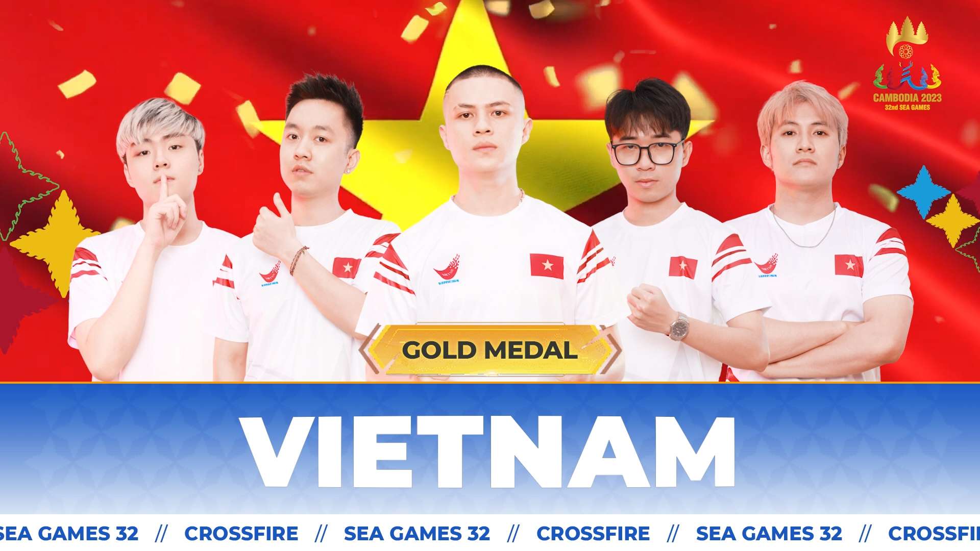 [Trực Tiếp] SEA Games 32 Đột Kích ngày cuối: Việt Nam giành Huy Chương Vàng với chiến thắng 3-0 trước Indonesia