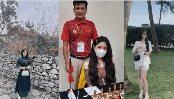Nữ kiện tướng 2k5 xinh đẹp vừa giành HCV tại giải cờ vua trẻ châu Á 2022