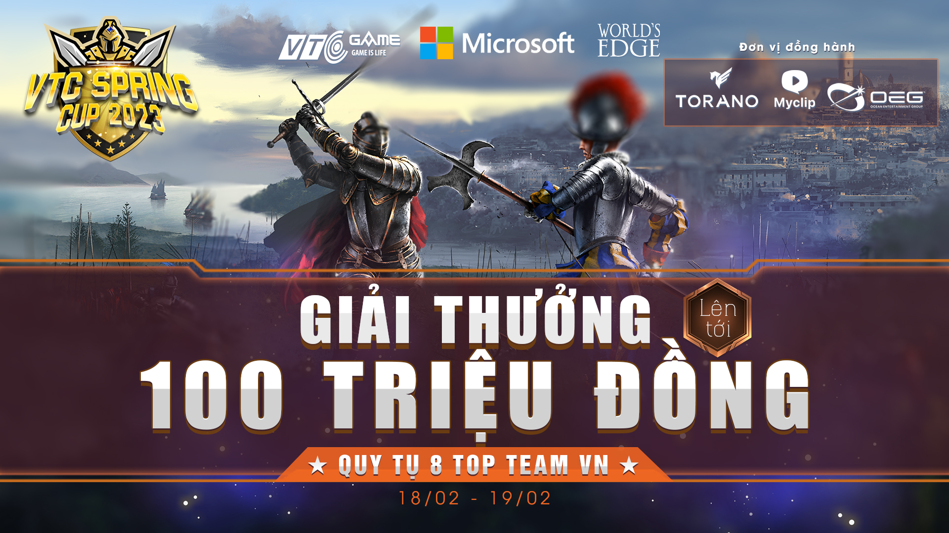 NPH VTC Game chính thức công bố giải đấu AoE - VTC Spring Cup 2023 với sự góp mặt của các tên tuổi hàng đầu tại Việt Nam