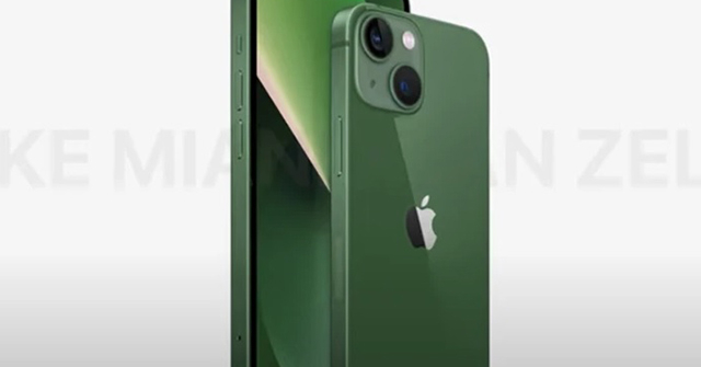 HOT: Phiên bản iPhone 13 xanh lục bị tiết lộ ngay trước giờ G