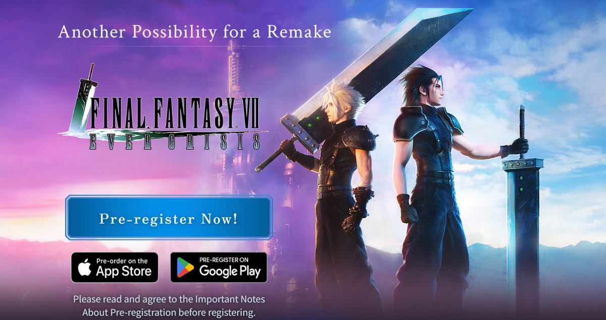 Hot! Final Fantasy VII Ever Crisis bất ngờ mở đăng ký trước toàn cầu