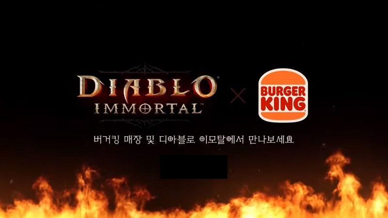Diablo Immortal hợp tác với thương hiệu Burger King