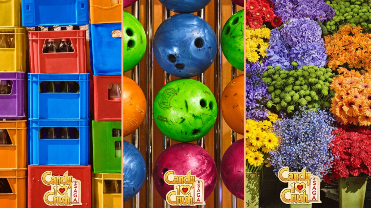 Candy Crush: kỷ niệm 10 năm bằng màu sắc đời thực mà như “game”