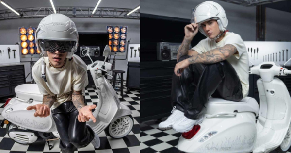 Justin Bieber hợp tác Vespa ra mắt phiên bản xe đặc biệt, nhìn rất 