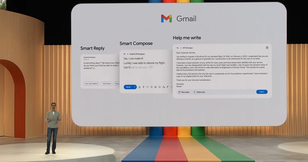 Tính năng AI mới của Gmail có thể tự động viết email cho người dùng