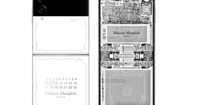 Ra mắt Galaxy Z Flip 4 Maison Margiela trắng, fan thời trang mê mệt