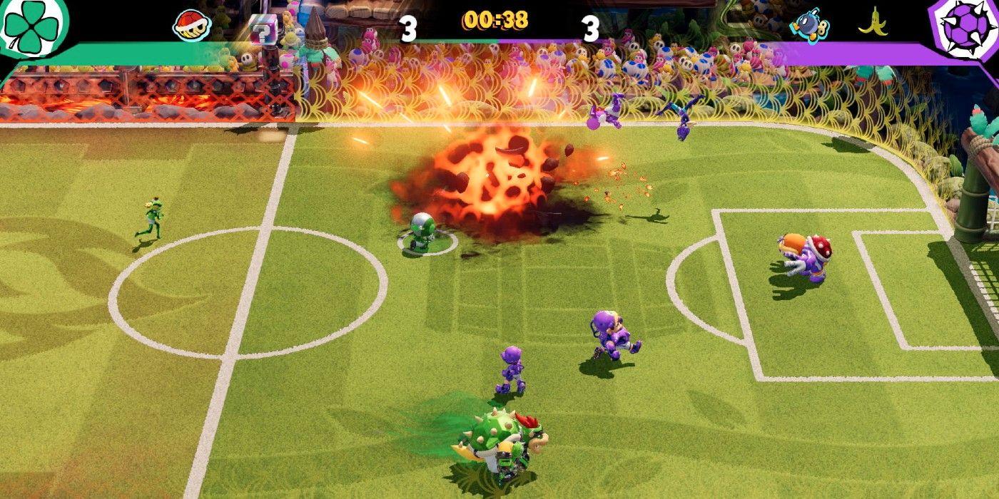 Mario Strikers: Battle League giới thiệu hàng loạt chế độ chơi trong trailer gameplay mới