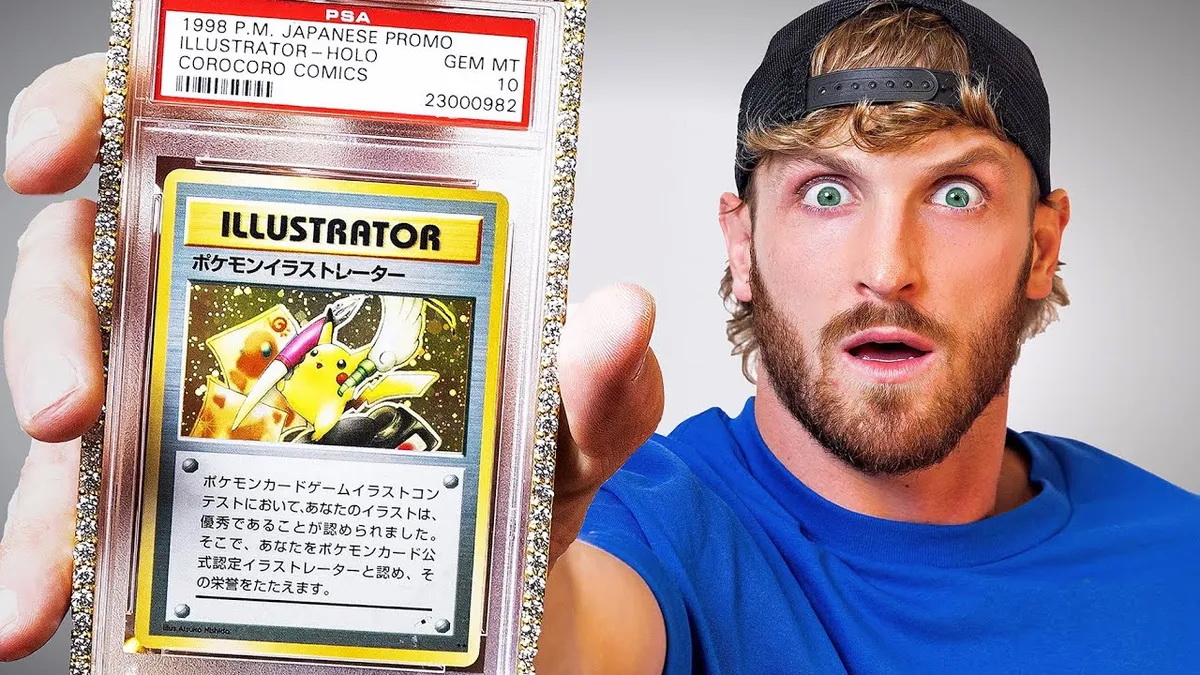 Logan Paul biến card Pokemon đắt nhất thế giới thành một NFT