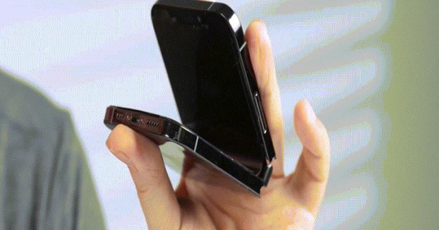 iPhone màn hình gập đầu tiên xuất hiện, siêu xịn sò
