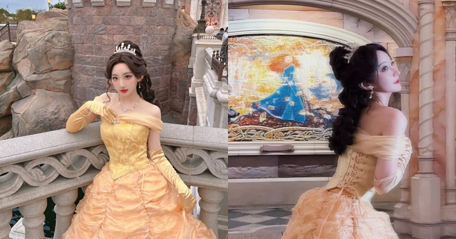 Mê mẩn trước màn hóa thân thành công chúa Belle của hotgirl Trung Quốc