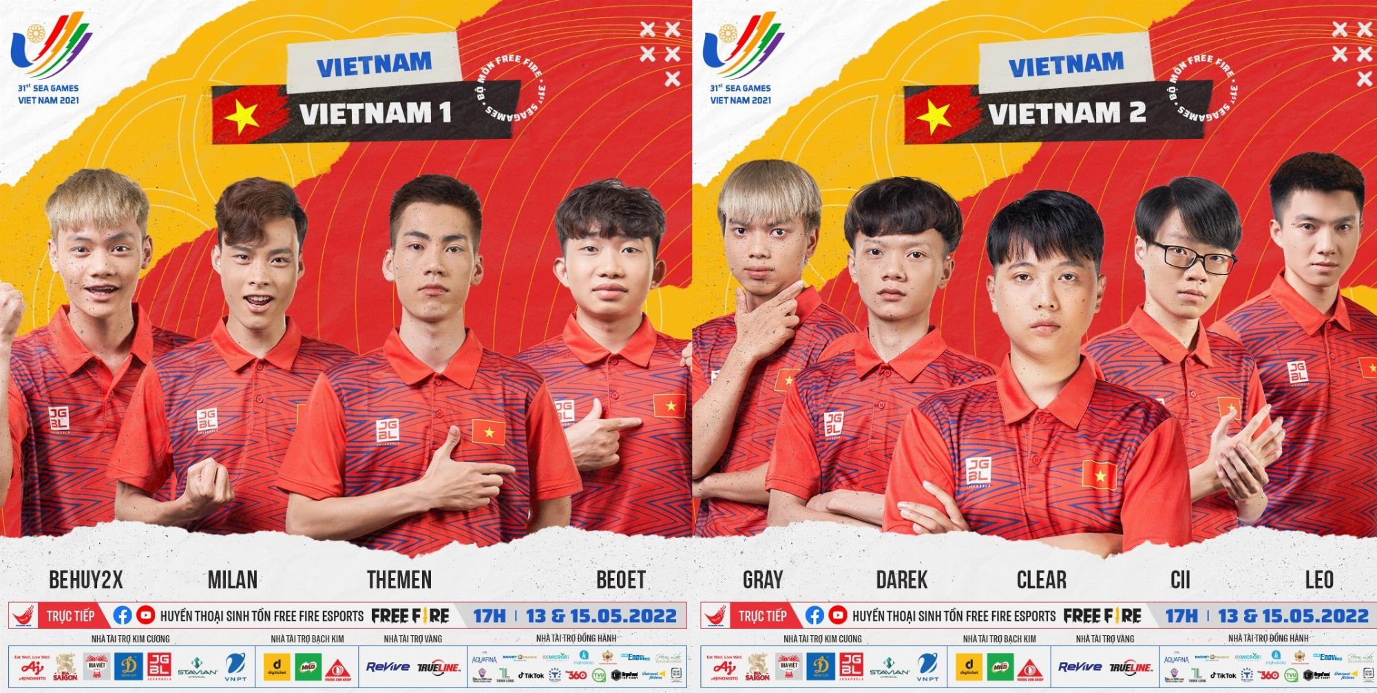 [Trực tiếp] SEA Games 31 – Free Fire Ngày thi đấu 13/5: Indonesia và Thái Lan cạnh tranh top đầu, tuyển Việt Nam tạm dừng chân ở nửa sau BXH