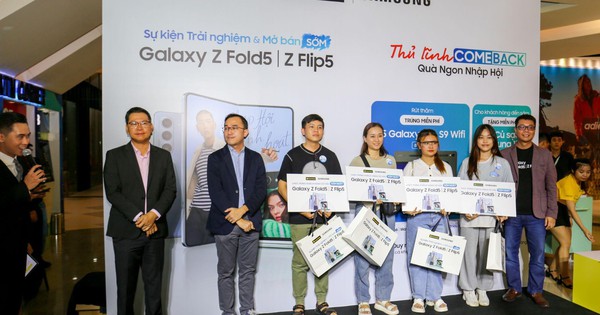 SamFans nô nức nhận siêu phẩm Samsung Galaxy Z Fold5 và Z Flip5