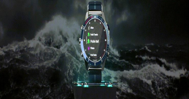 Garmin tung 5 đồng hồ vỏ titan siêu bền, cực xa xỉ