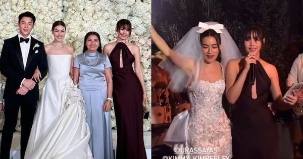 Bông hồng lai Yaya Urassaya bất ngờ gây tranh cãi vì diện bộ đầm này dự hôn lễ khủng của Mark Prin - Kimmy