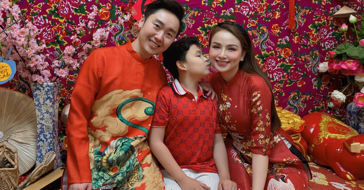 Hoa hậu Diễm Hương công khai diện mạo người chồng thứ ba ngay đầu năm mới