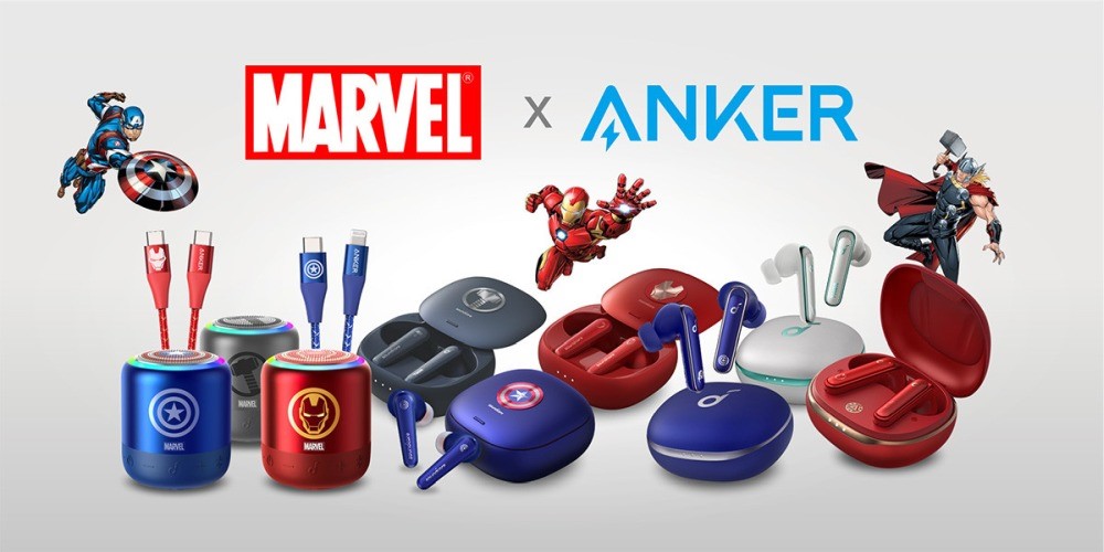 Mở hộp check nhanh bộ sưu tập sản phẩm kết hợp giữa Marvel và Anker