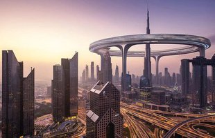 Tham vọng của các kiến trúc sư Dubai: Xây vòng tròn 'siêu khủng' bao quanh tòa nhà cao nhất thế giới