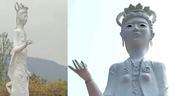 Bức tượng tiên nữ trị giá 11.000 USD bị chê thậm tệ ở Trung Quốc
