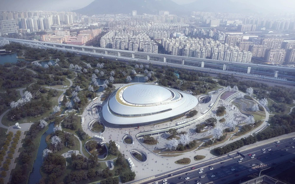 Sững sờ trước độ hoành tráng của nhà thi đấu Esports đầu tiên của Trung Quốc, GG Stadium chưa bằng 1 góc?