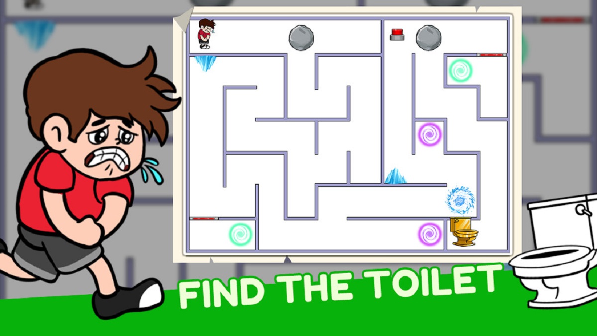 Maze Escape Toilet Rush: Đây là một trò chơi sạch sẽ