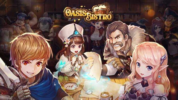 Oasis Bistro Tựa game nhập vai quản lí quán rượu mở đăng ký trước trên Mobile