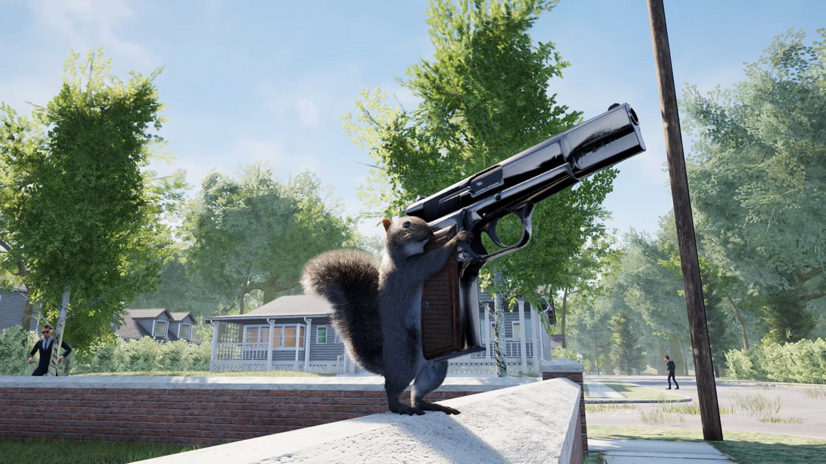 Squirrel with a Gun: Sau dê, mèo, ngỗng tới phiên game cho sóc cầm súng