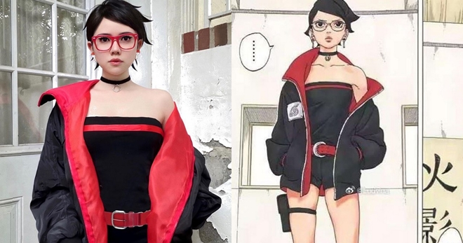Cùng chiêm ngưỡng bộ ảnh cosplay Uchiha Sarada được thực hiện bởi coser Arisa Nguyễn