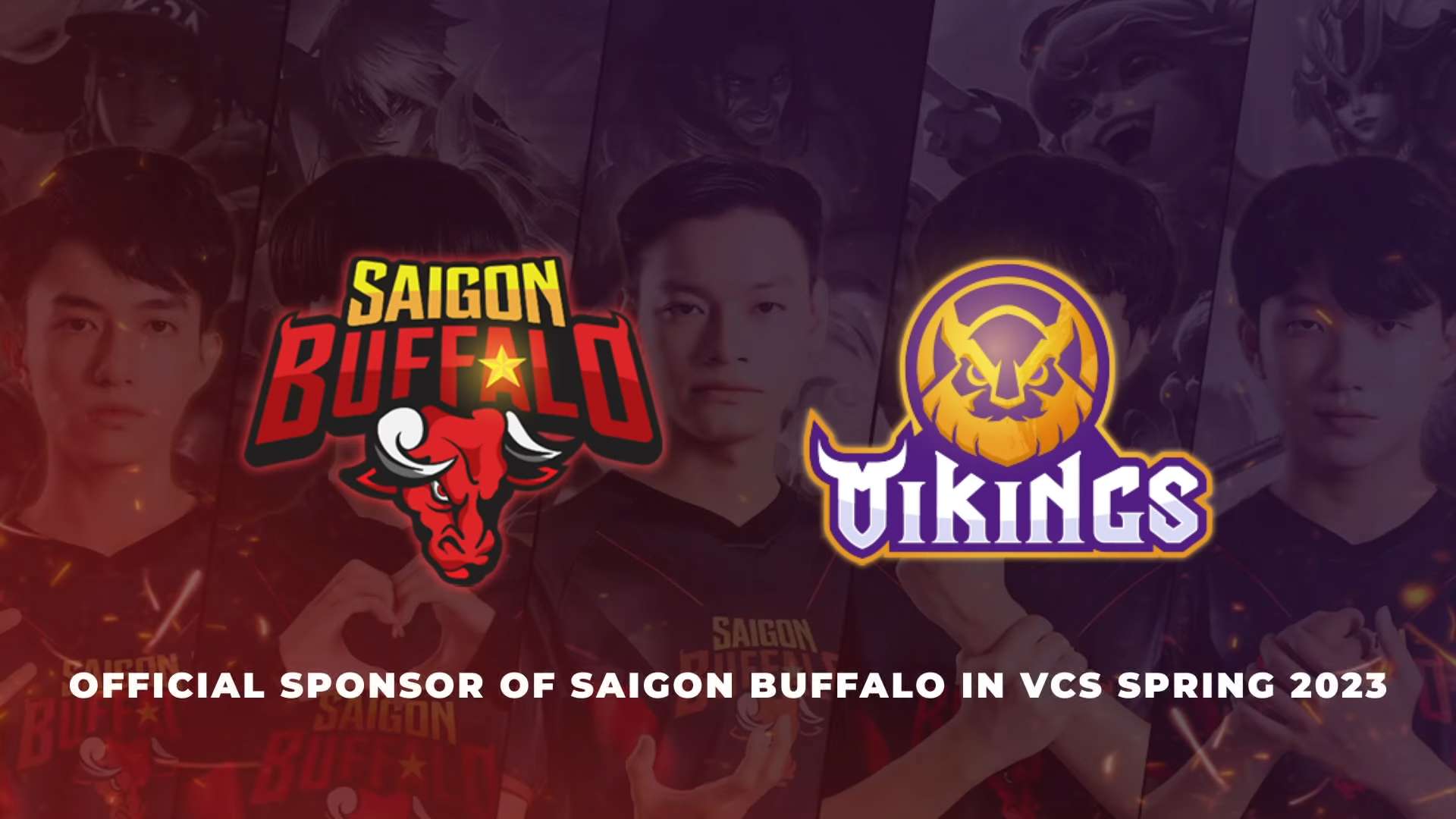 Saigon Buffalo công bố nhà tài trợ mới tại VCS Mùa Xuân 2023